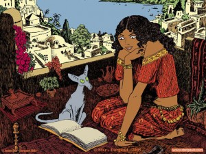 La fille du rabbin et son chat